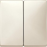 Лицевая панель Schneider Electric Merten Antique для 2-кл. выключателя бежевый